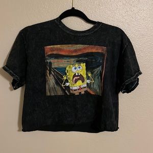 A SpongeBob crop top